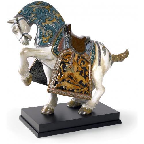 Oriental Horse Sculpture. Glazed. Limited Edition 5