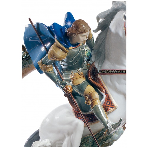 Saint George and The Dragon Sculpture. Limited Edition 5