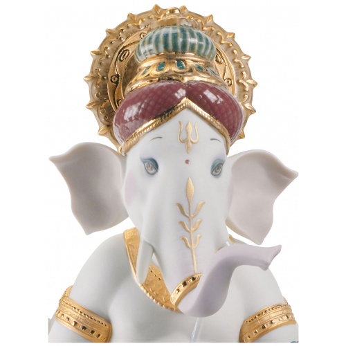 Veena Ganesha Figurine. Limited Edition 5