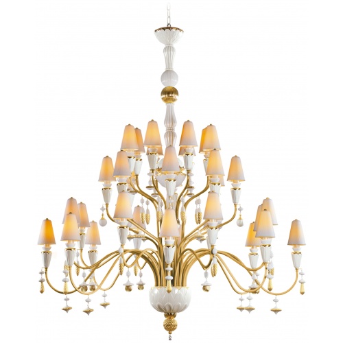 Ivy and Seed 32 Lights Chandelier. Large Model. Golden Luster (CE/UK) 5