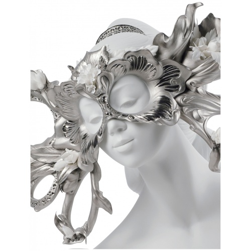 Carnival Fantasy Sculpture. Limited Edition. Silver Lustre 5