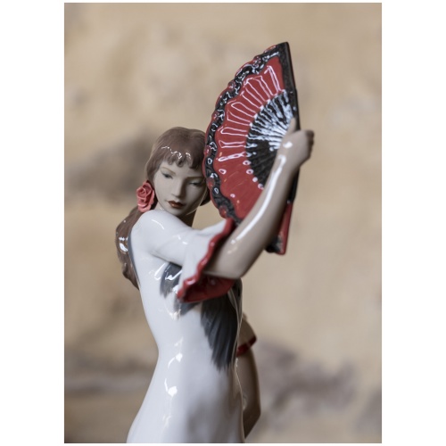 Passion and Soul Flamenco Woman Figurine. 60th Anniversary. Red 7