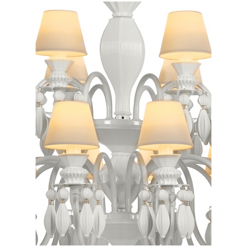 Belle de Nuit 24 Lights Chandelier. White (CE/UK) 5