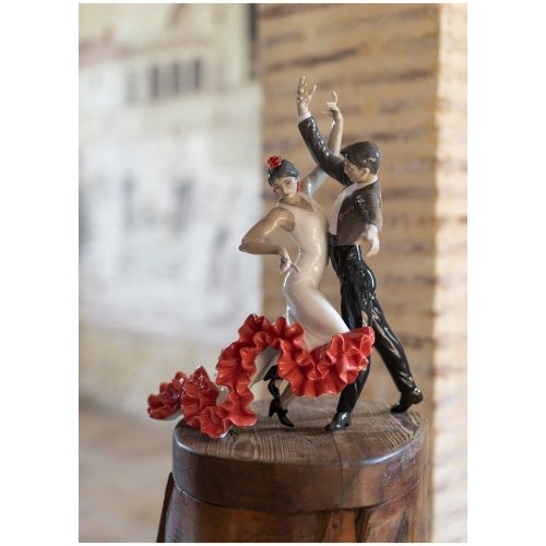 Flamenco dancers Couple Figurine 6