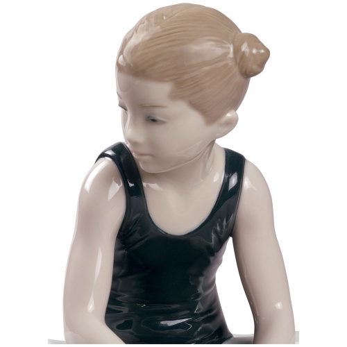 Thinking of My Debut Ballet Girl Figurine 6