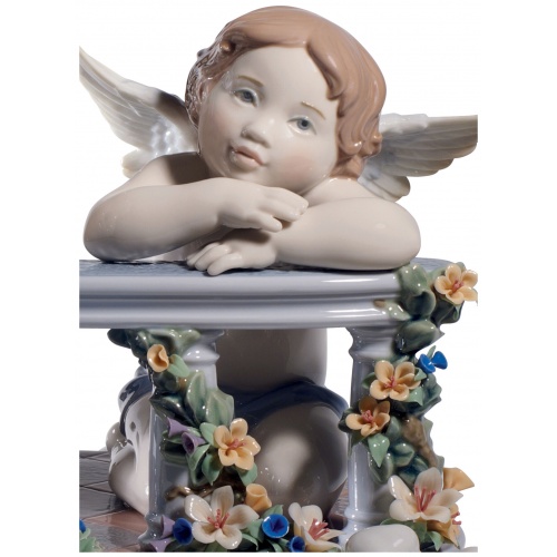 Celestial Balcony Angels Figurine. Limited Edition 5