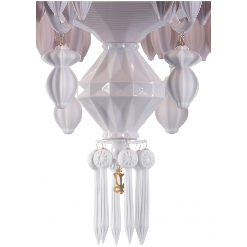 Belle de Nuit 12 Lights Chandelier. Pink (CE/UK) 8