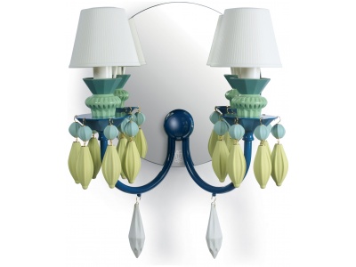 Belle de Nuit 2 Lights Wall Sconce. Green (CE/UK)