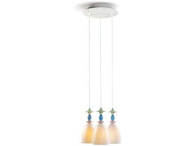 Mademoiselle Round Canopy 3 Lights Sharing Secrets Ceiling Lamp (CE/UK) 3