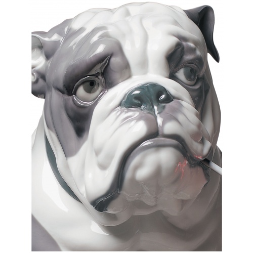 Bulldog with Lollipop Dog Figurine 8