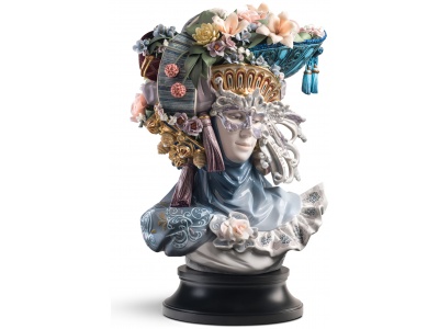 Venetian Fantasy woman Sculpture. Limited Edition