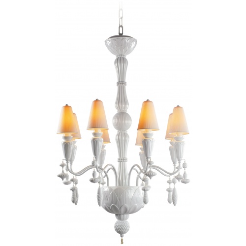 Ivy and Seed 8 Lights Chandelier. White (CE/UK) 6