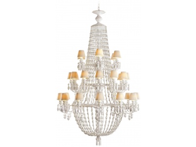 Winter Palace 30 Lights Chandelier. White (CE/UK)