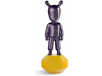 The Guest Little-purple on yellow Figurine. Small Model 3