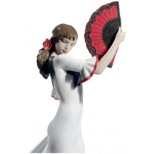 Passion and Soul Flamenco Woman Figurine. 60th Anniversary. Red 6