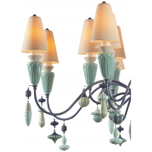 Ivy and Seed 16 Lights Chandelier. Medium Flat Model. Ocean (CE/UK) 8