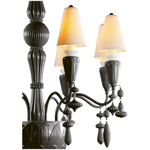 Ivy and Seed 8 Lights Chandelier. Absolute Black (CE/UK) 6