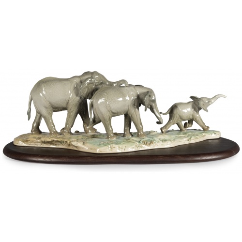 We Follow in Your Steps Elephants Sculpture 5