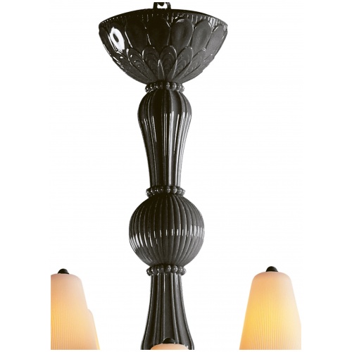 Ivy and Seed 20 Lights Chandelier. Medium Model. Absolute Black (CE/UK) 6