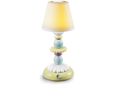 Lotus Firefly Table Lamp. Green and Blue