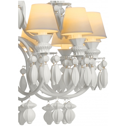 Belle de Nuit 24 Lights Chandelier. White (CE/UK) 7