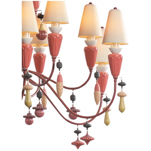 Ivy and Seed 32 Lights Chandelier. Large Model. Red Coral (CE/UK) 8