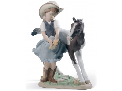 Cowgirl Figurine