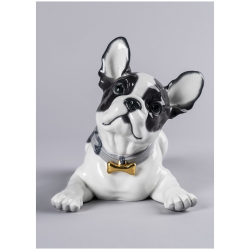 French Bulldog with Macarons Dog Figurine 9