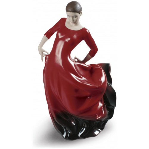 Buleria Flamenco Dancer Woman Figurine. Red 7