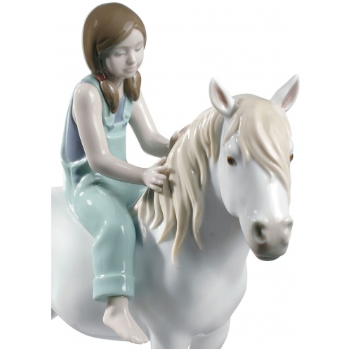 Girl with Pony Figurine 5