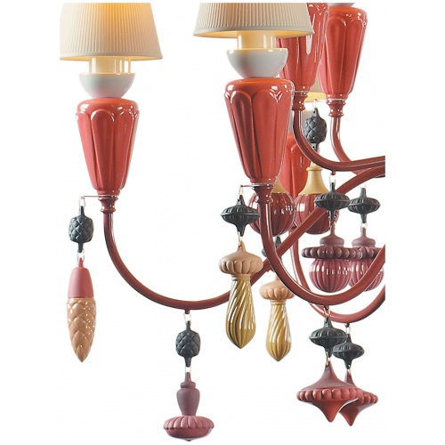 Ivy and Seed 20 Lights Chandelier. Medium Model. Red Coral (CE/UK) 7