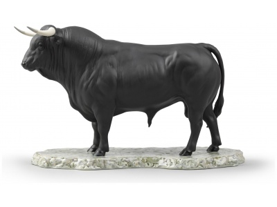 Spanish Bull Figurine