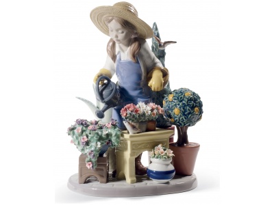 In My Garden Girl Figurine