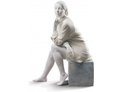 In My Thoughts Woman Figurine