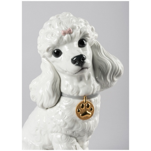 Poodle with Mochis Dog Figurine 7