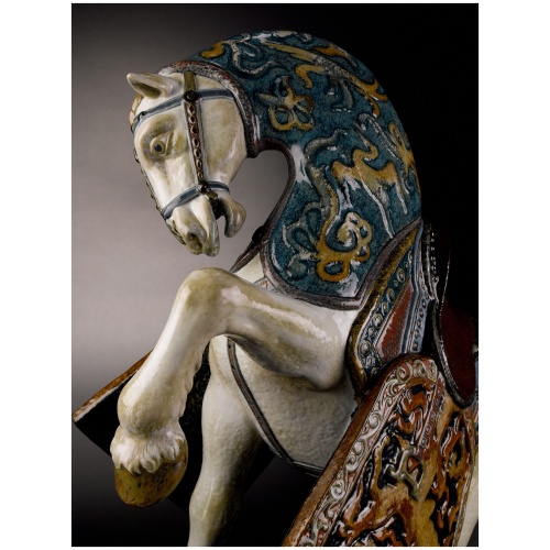 Oriental Horse Sculpture. Glazed. Limited Edition 11