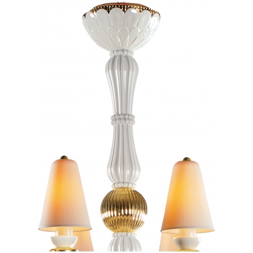 Ivy and Seed 8 Lights Chandelier. Golden Luster (CE/UK) 5