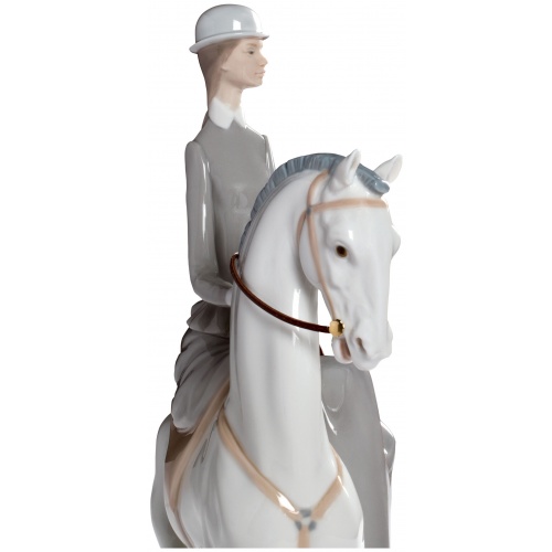 Woman on Horse Figurine 10