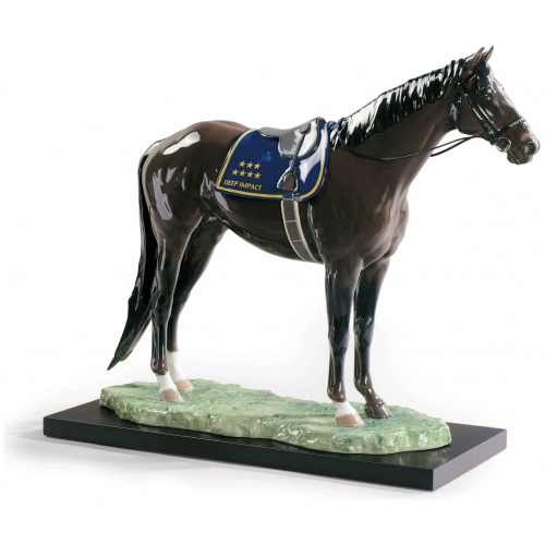 Deep Impact Horse Sculpture. Limited Edition Gloss 6