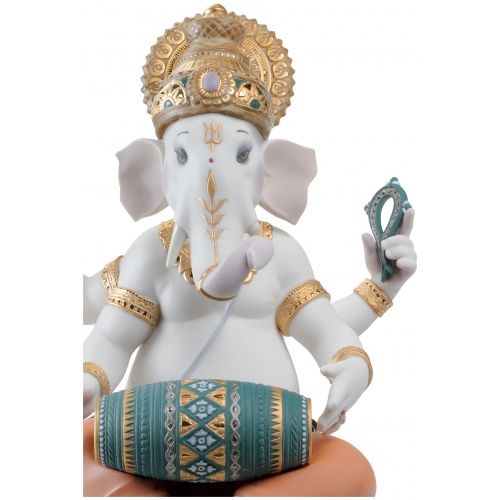 Mridangam Ganesha Figurine. Limited Edition 5