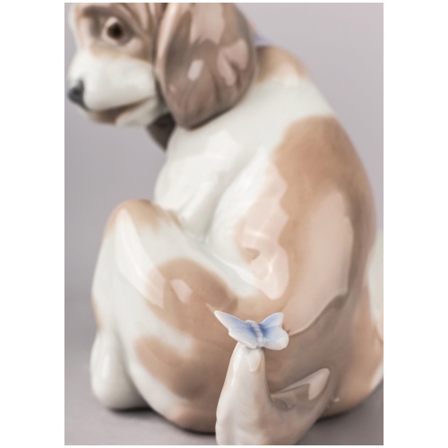 Gentle Surprise Dog Figurine 5