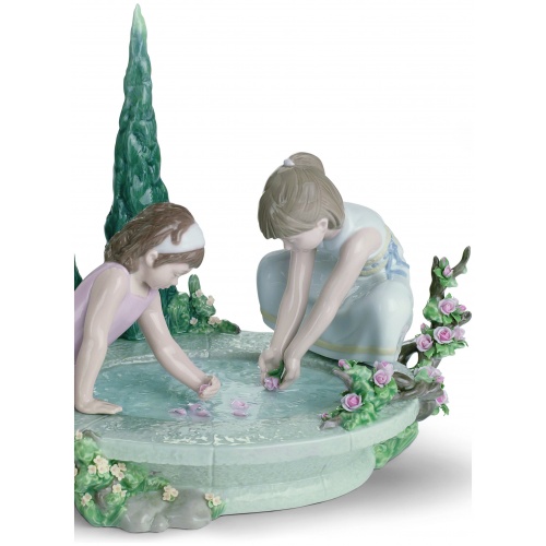 Petals in The Pond Children Figurine 5