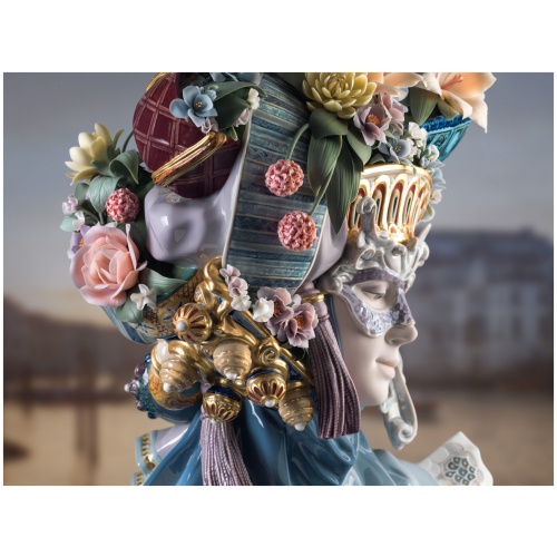 Venetian Fantasy woman Sculpture. Limited Edition 7