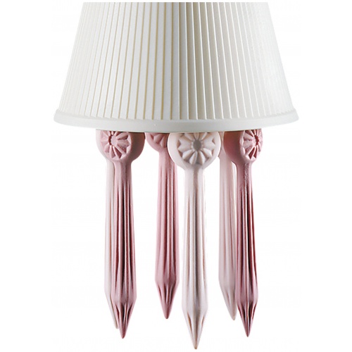 Belle de Nuit Ceiling Lamp with Lithophane. Pink (CE/UK) 6