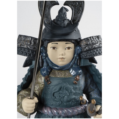 Warrior Boy Figurine. Blue 7