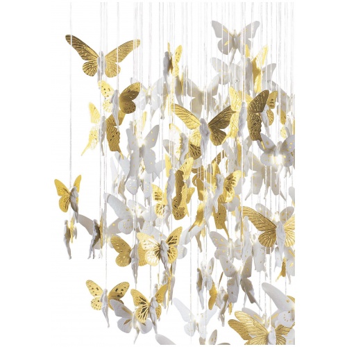 Niagara Chandelier 1.10m. Golden Luster (CE/UK) 5