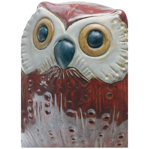 Owl Figurine. Red 5