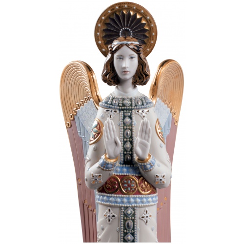 Romanesque Angel Figurine. Limited Edition 6