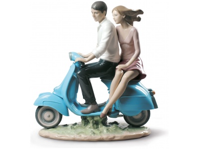 Riding with You Couple Figurine