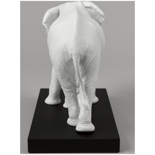 Leading The Way Elephants White Sculpture 9